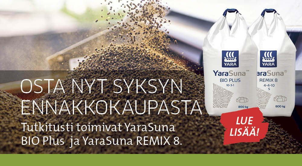 Luomulannoitteet ennakkokauppa