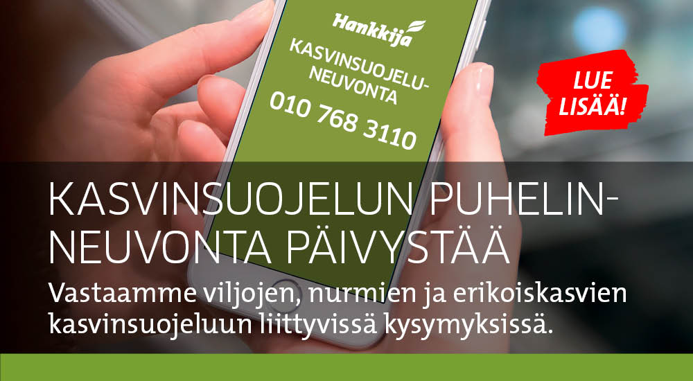 Kasvinsuojelun puhelinneuvonta