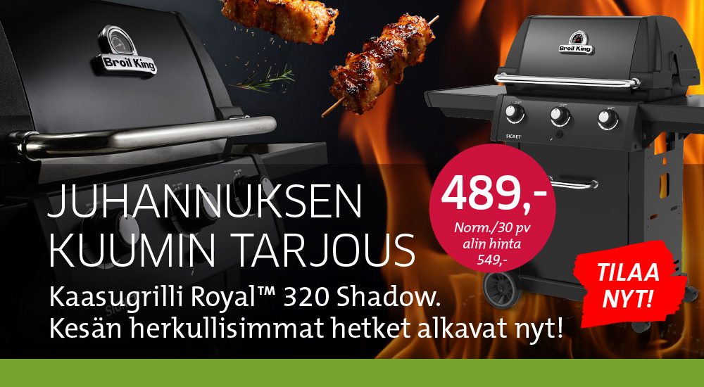 Juhannuksen grillitarjous