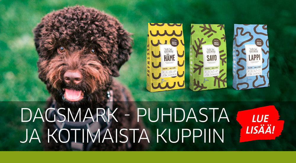 Dagsmark koiran kuivaruoat