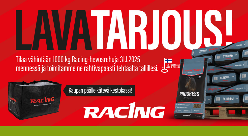 Racing-lavakampanja tammikuu 2025