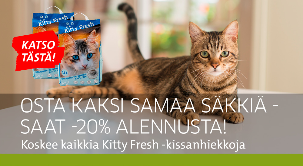 Kissanhiekat Kitty Fresh 022026