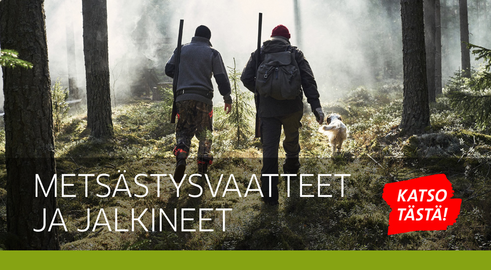 Metsästysvaatteet ja jalkineet