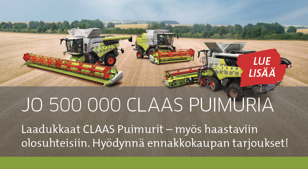 CLAAS Puimurit ennakkokauppa