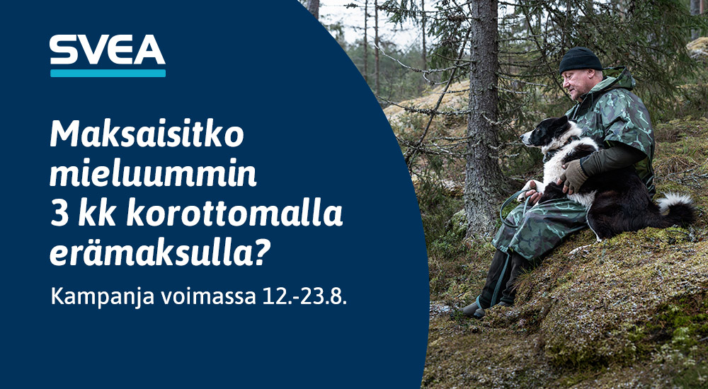 Svea koroton 3 kk metsästys