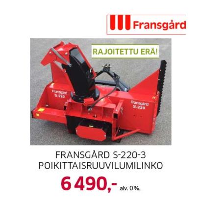 Fransgård S-220-3 poikittaisruuvilumilinko