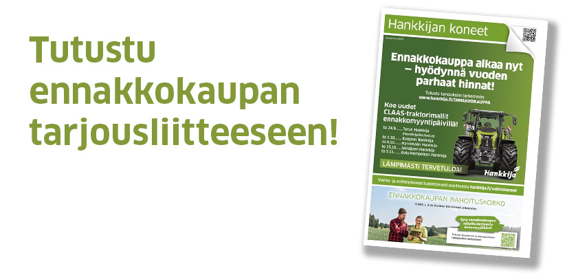 Tutustu ennakkokaupan tarjousliitteeseen