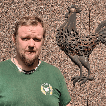 Kuvassa Tobias Dahlblom