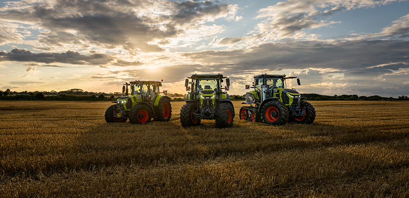 Uusia Claas-traktoreita; Arion 6, Axion 8 ja Axion 9.