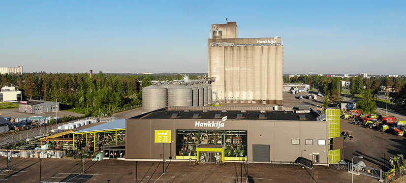 Hankkijan myymälä ja rehutehdas Seinäjoella