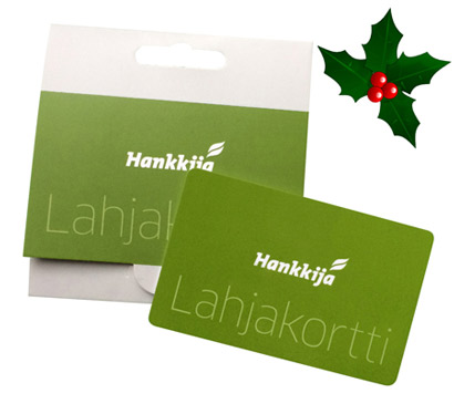 Lahjakortti joululahjaksi