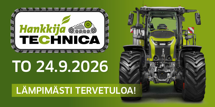 HankkijaTechnica torstaina 24.9.2026 – lämpimästi tervetuloa!