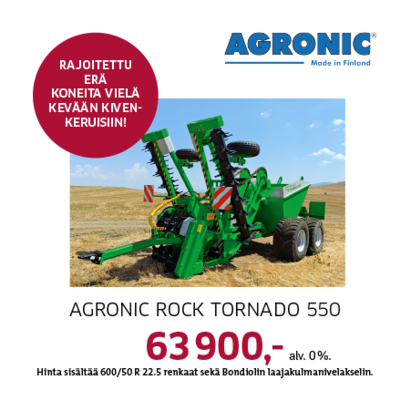 Agronic Rock Tornado 550 -kivenraivauskone