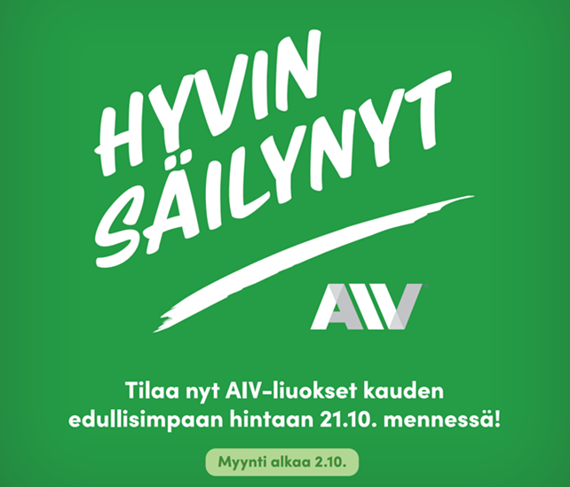 Hyvin säilynyt, AIV