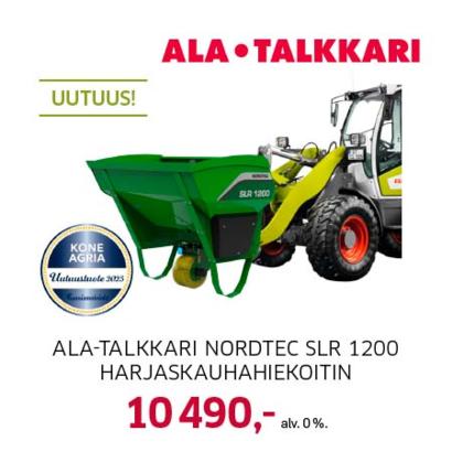 Ala-Talkkari Nordtec SLR 1200 harjaskauhahiekotin
