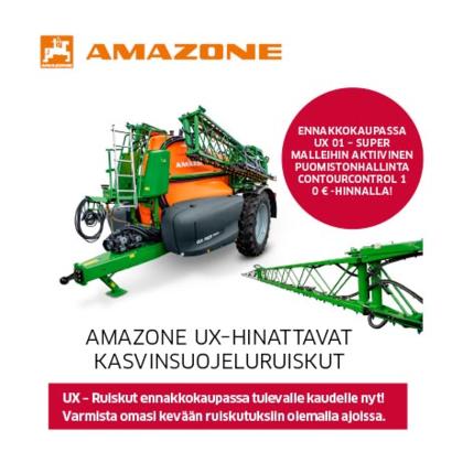 Amazone UX hinattavat kasvinsuojeluruiskut
