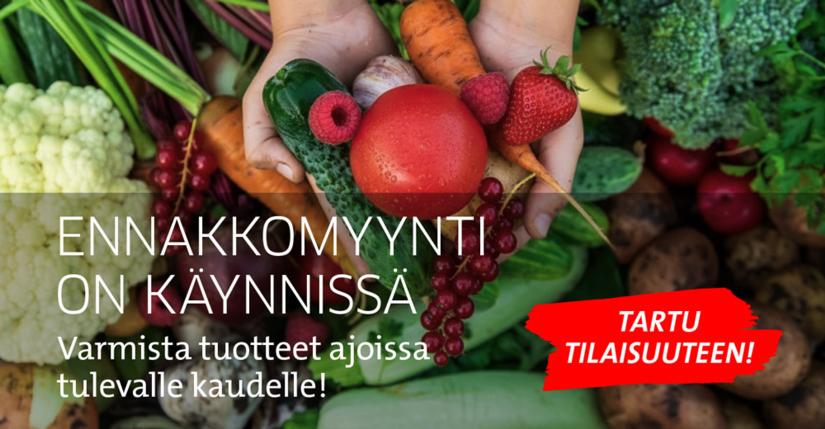 Ammattipuutarhatuotteiden ennakkomyynti on käynnissä kasvukaudelelle 2026.