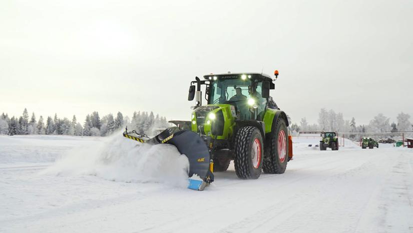 Claas-traktori vuokrattavana Hankkijalta.