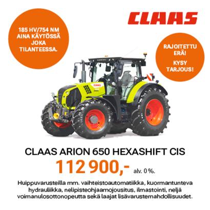 Claas Arion 650 Hexashift CIS
