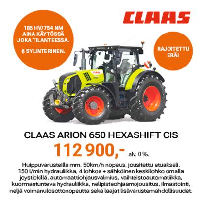 Claas Arion 650 Hexashift CIS