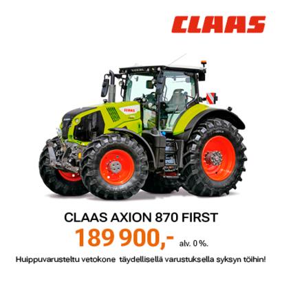 Claas Axion 870 First Claas