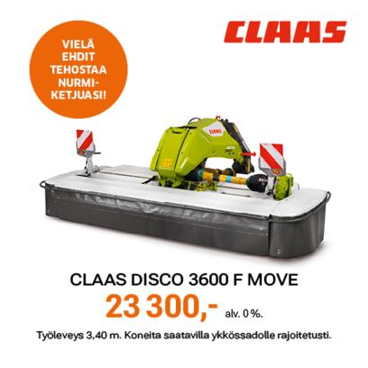 Claas Disco 3600 F Move etuniittomurskain