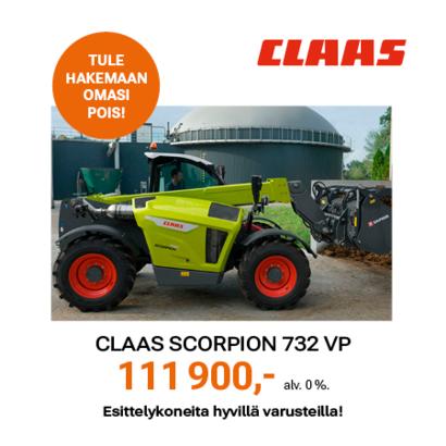 Claas Scorpion 732 VP kurottaja