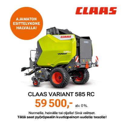 Claas Variant 585 RC paalain