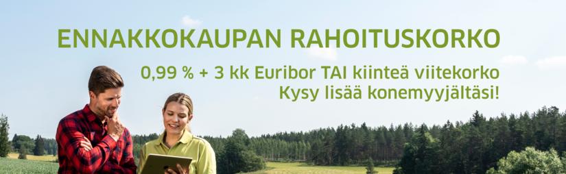 Edullinen ennakkokaupan rahoitus!