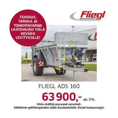 Fliegl ADS 160 -puskulannanlevitin