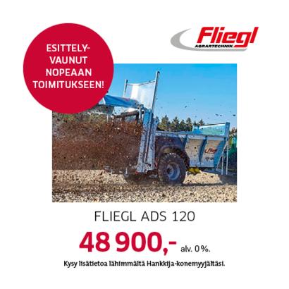 Fliegl ADS 120 -puskulannanlevitin