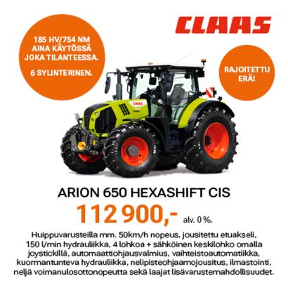 Claas Arion 650 Hexashift CIS