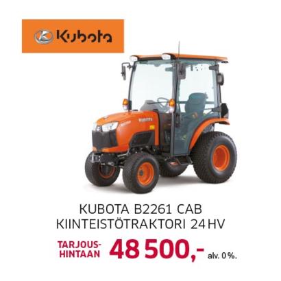 Kubota B2261 Cab kiinteistötraktori 24 hv