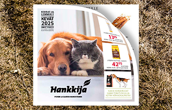 Hankkija koirat ja lemmikit kuvasto kevät 2025