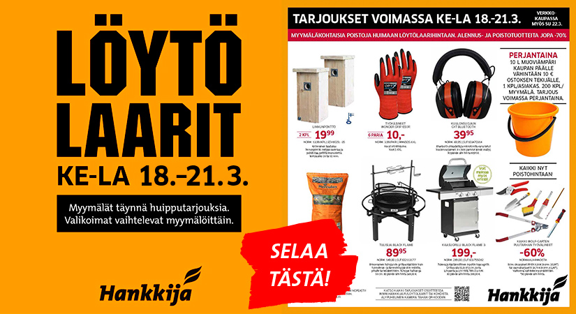 Hankkija Löytölaarit 2026
