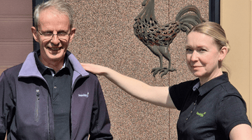 Kuvassa Mikael ja Tove