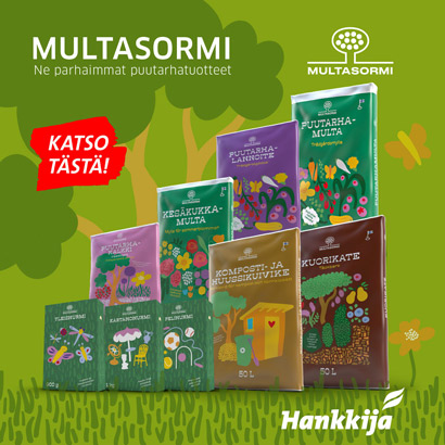 Multasormi puutarhatuotteiden tuoteperhe, kehote katso tästä