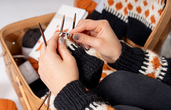 ProHumi-neuleen neulominen