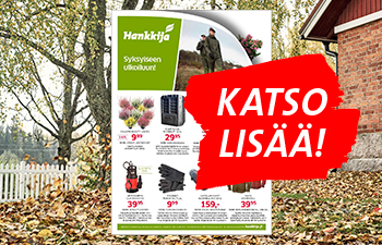 Hankkija syyskuun tarjouslehti 2026, kuvituskuva.