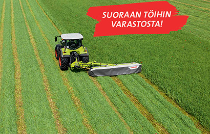 Työkoneet heti varastosta pellolle ensisatoon, Claas Disco 4400
