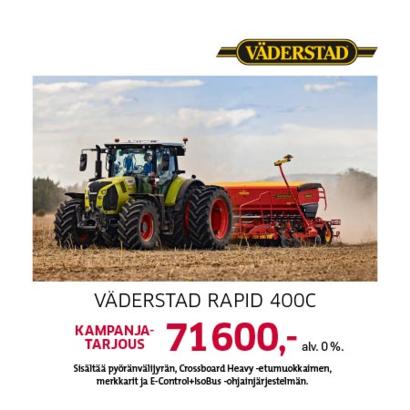 Väderstad Rapid 400C kylvökone