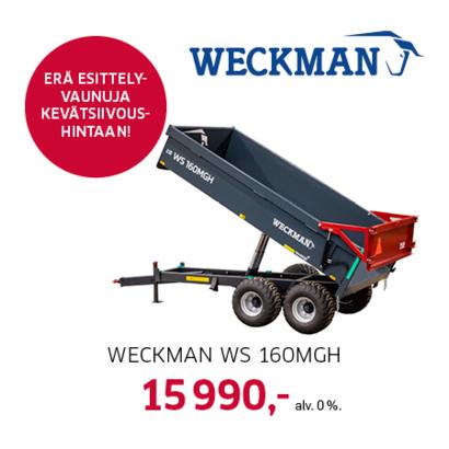 Weckman WS 160MGH monitoimivaunu