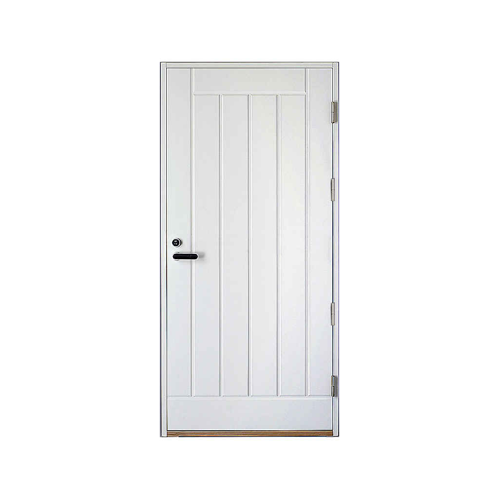 Ulko-ovi UO1 Thermo valkoinen 10x21 Kaskipuu