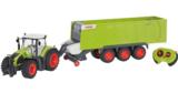 Claas Axion RC 870 + Cargos 9600 Noukinvaunu 1:16 radio-ohjattava