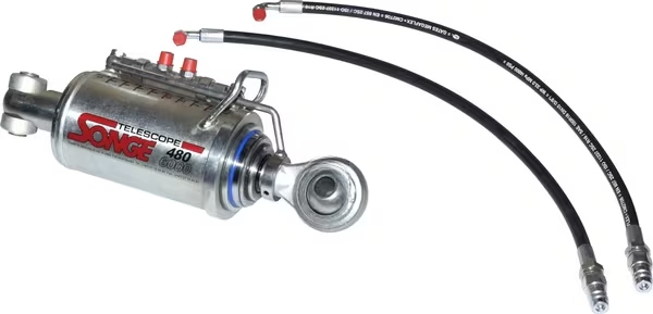 Hydraulinen työntövarsi Cat. 2, 480–801 mm — Songe Teleskop 6000