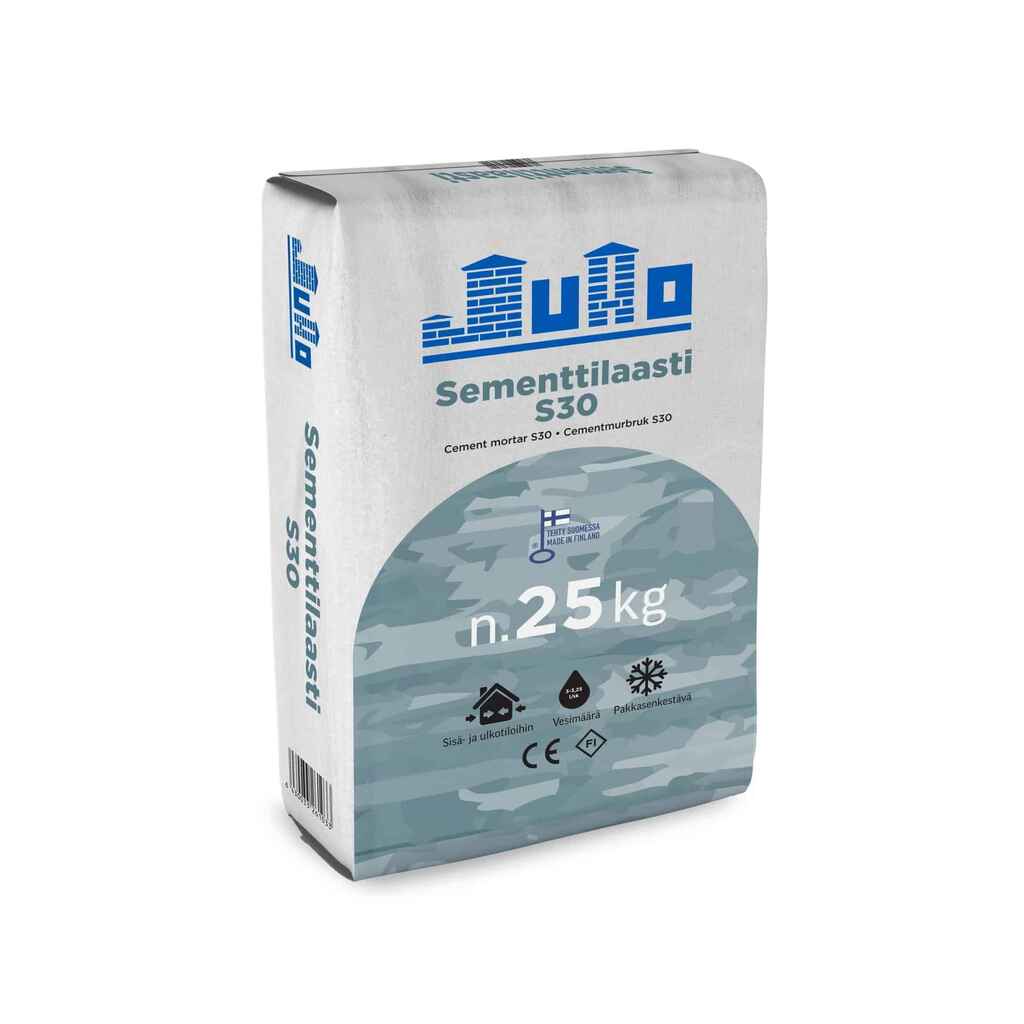 Sementtilaasti S30 C30/37-3 25 KG JuHo