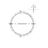 Viljaputken side D200 valu-valu 503970