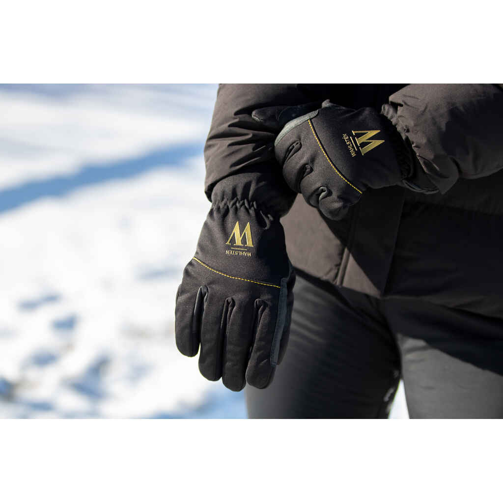 Talviratsastuskäsineet Wahlstén Isla musta