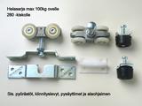 Helasarja max. 100kg liukuovelle