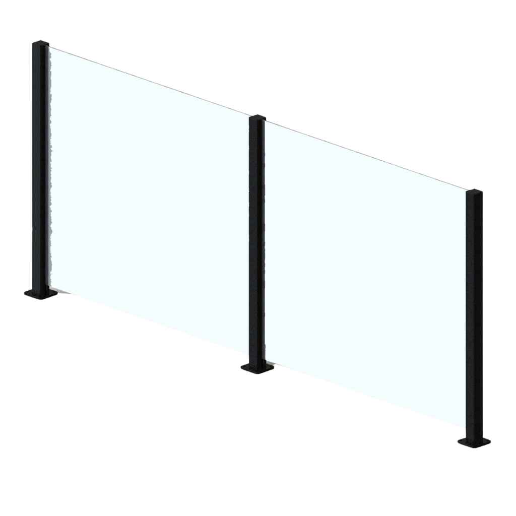 Patio lasielementti Green Land kirkas